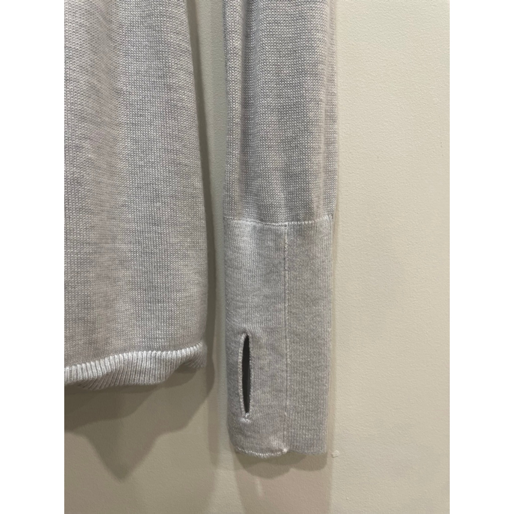 Lululemon Bring It Backbend Open Back Knit Sweater 8 Cashmere Bamboo Blend - Picture 4 of 9